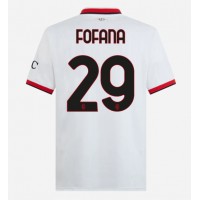 Fotbalové Dres AC Milan Youssouf Fofana #29 Venkovní 2024-25 Krátký Rukáv